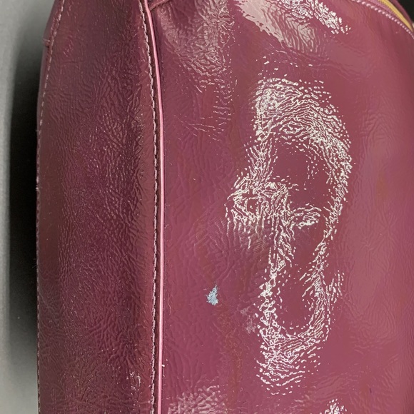 Cole Haan Med Hobo Bag Purse - Royal Berry Patent - Picture 5 of 8